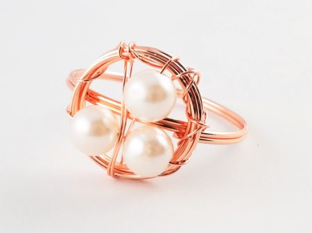 Pearl Napkin Ring Set of 6