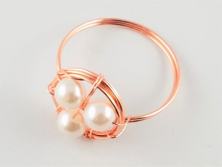 Pearl Napkin Ring Set of 6