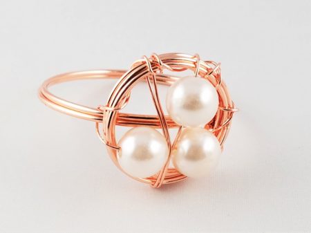 Pearl Napkin Ring Set of 6