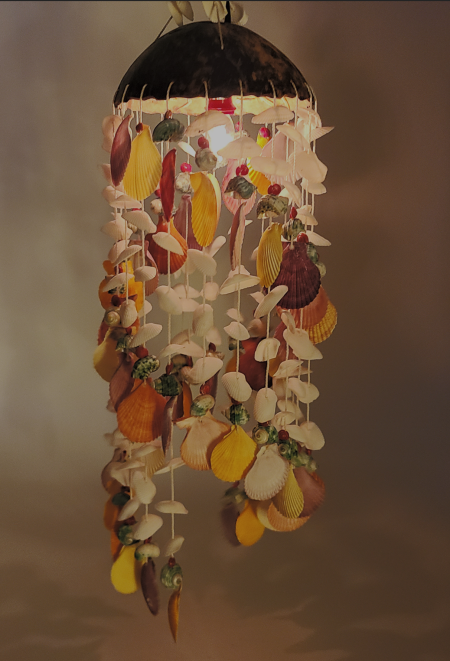 Thai Handmade Mobile Colorful Seashell Wind Chime