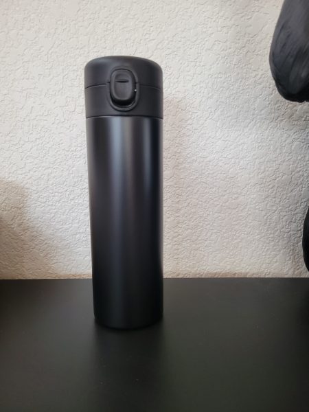14 oz Double Walled Thermos Temperature Display