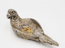 Sparrow Bird Candle Holder/Jewelry Holder