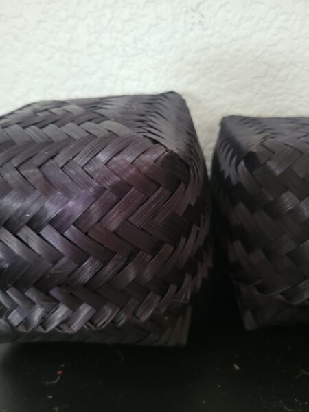 Woven Bamboo Square Gift Box Set