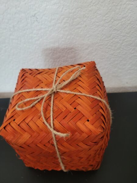 Woven Bamboo Square Gift Box Set