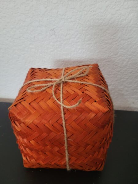 Woven Bamboo Square Gift Box Set