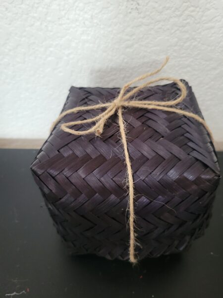 Woven Bamboo Square Gift Box Set