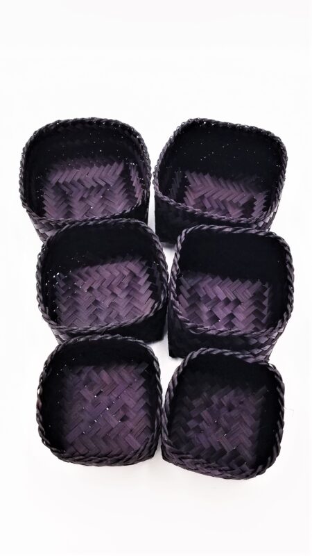 Woven Bamboo Square Gift Box Set