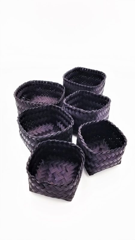 Woven Bamboo Square Gift Box Set