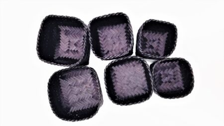 Woven Bamboo Square Gift Box Set