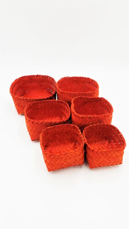 Woven Bamboo Square Gift Box Set