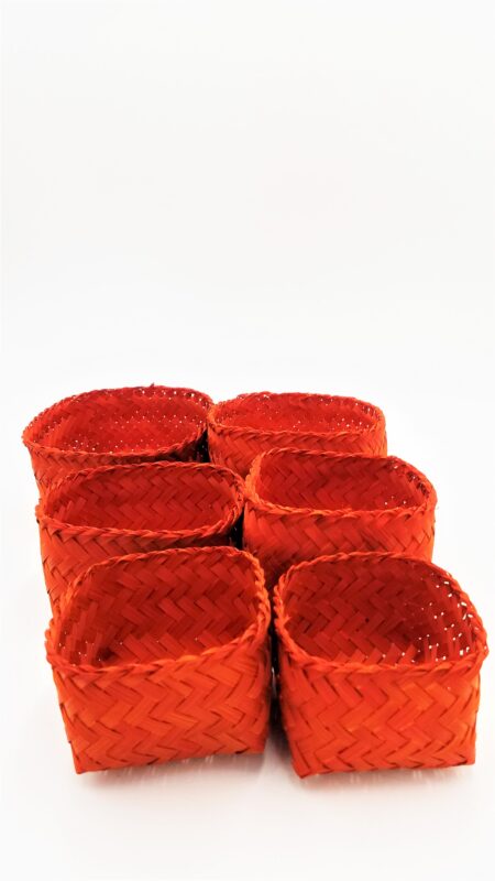 Woven Bamboo Square Gift Box Set