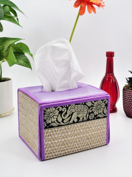 Thai Reed Tissue Box Cover Hand Made
