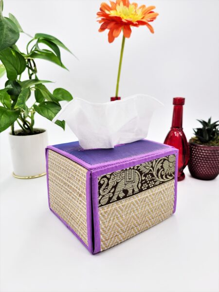 Thai Reed Tissue Box Cover Hand Made