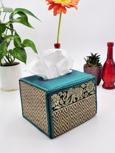Thai Reed Tissue Box Cover Hand Made