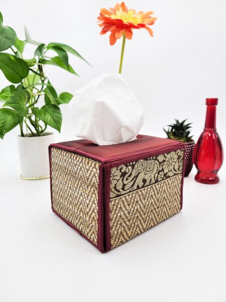 Thai Reed Tissue Box Cover Hand Made