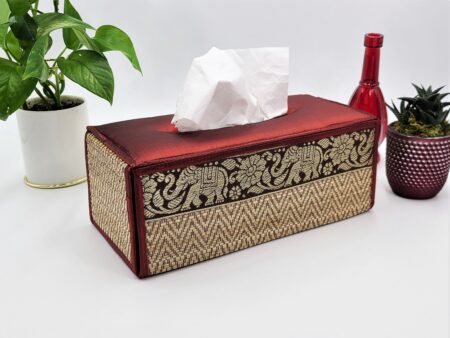 Thai Reed Tissue Box Cover Hand Made