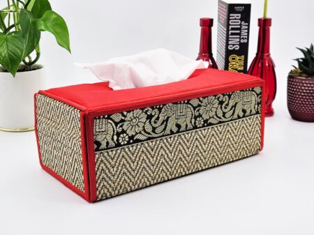 Thai Reed Tissue Box Cover Hand Made