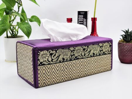 Thai Reed Tissue Box Cover Hand Made