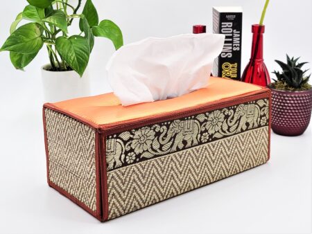 Thai Reed Tissue Box Cover Hand Made