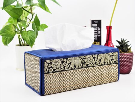 Thai Reed Tissue Box Cover Hand Made