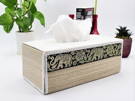 Thai Reed Tissue Box Cover Hand Made