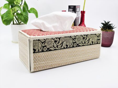 Thai Reed Tissue Box Cover Hand Made
