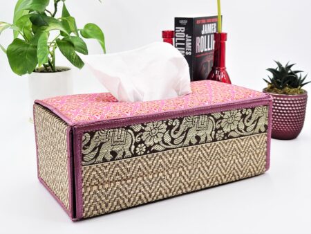 Thai Reed Tissue Box Cover Hand Made