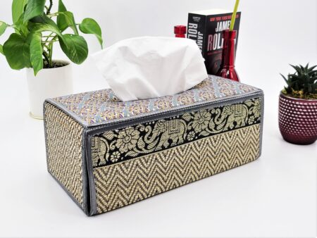 Thai Reed Tissue Box Cover Hand Made