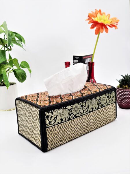 Thai Reed Tissue Box Cover Hand Made