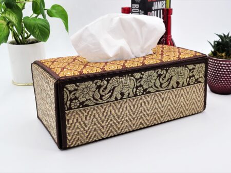 Thai Reed Tissue Box Cover Hand Made