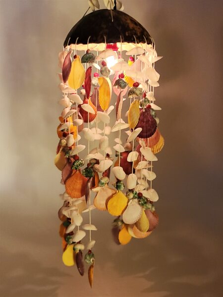 Thai Handmade Mobile Colorful Seashell Wind Chime