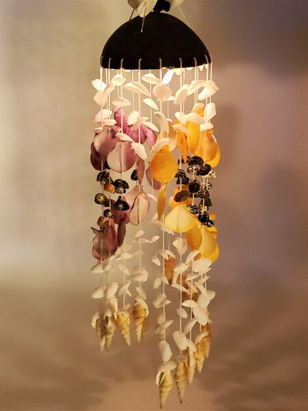 Thai Handmade Mobile Colorful Seashell Wind Chime