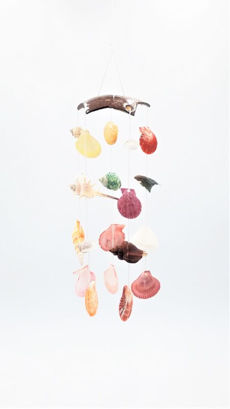 Thai Handmade Mobile Colorful Seashell Wind Chime