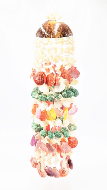 Thai Handmade Mobile Colorful Seashell Wind Chime