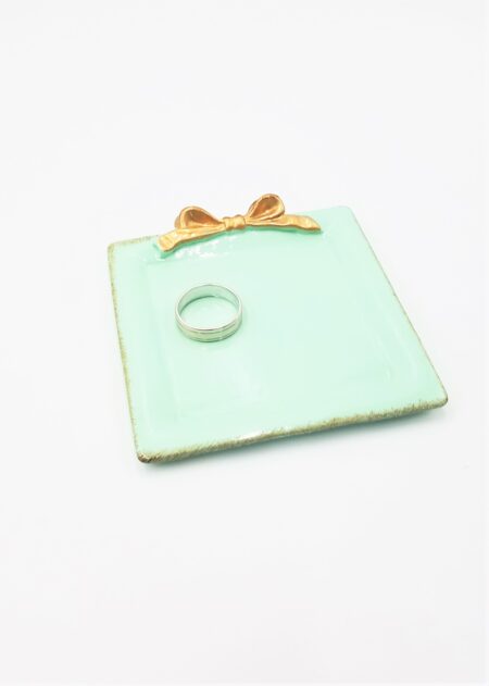 Jewelry Tray with Bow on Edge 2 Pcs. Set