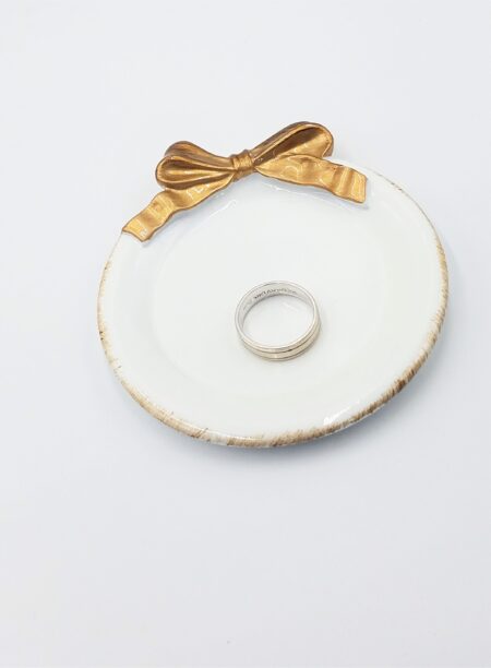 Jewelry Tray with Bow on Edge 2 Pcs. Set