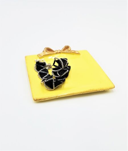 Jewelry Tray with Bow on Edge 2 Pcs. Set