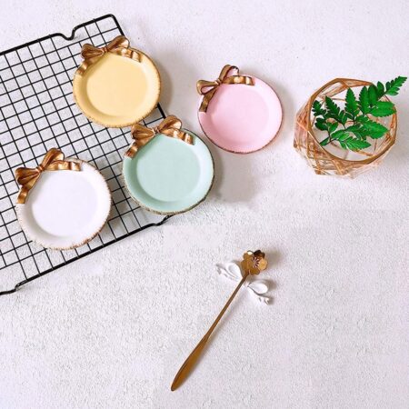 Jewelry Tray with Bow on Edge 2 Pcs. Set