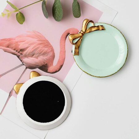Jewelry Tray with Bow on Edge 2 Pcs. Set