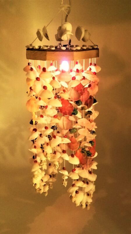 Thai Handmade Mobile Colorful Seashell Wind Chime