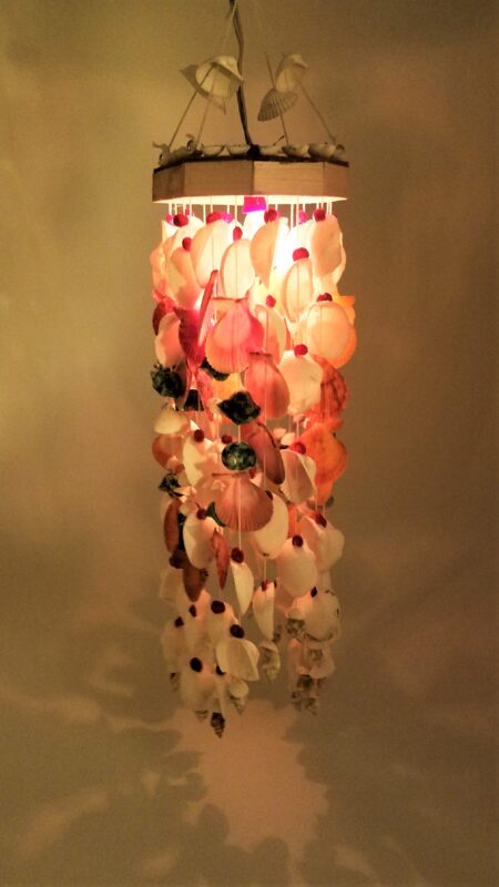 Thai Handmade Mobile Colorful Seashell Wind Chime