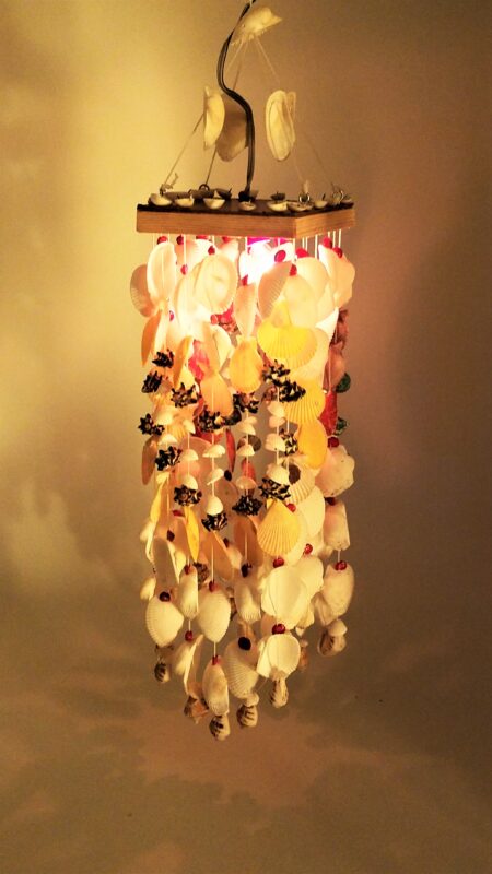 Thai Handmade Mobile Colorful Seashell Wind Chime