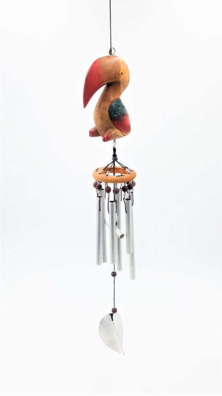 Handmade Thai Wind Chime with Animal Hanger