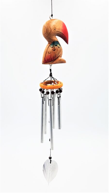 Handmade Thai Wind Chime with Animal Hanger