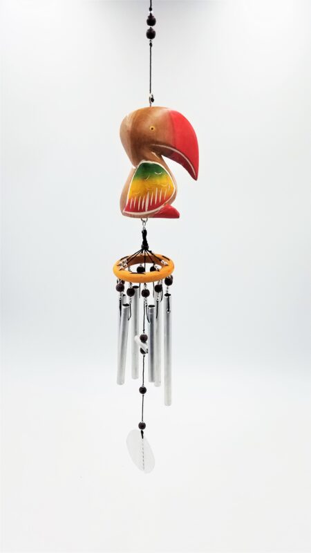 Handmade Thai Wind Chime with Animal Hanger