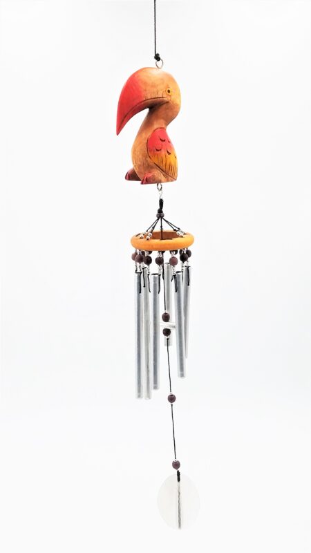 Handmade Thai Wind Chime with Animal Hanger