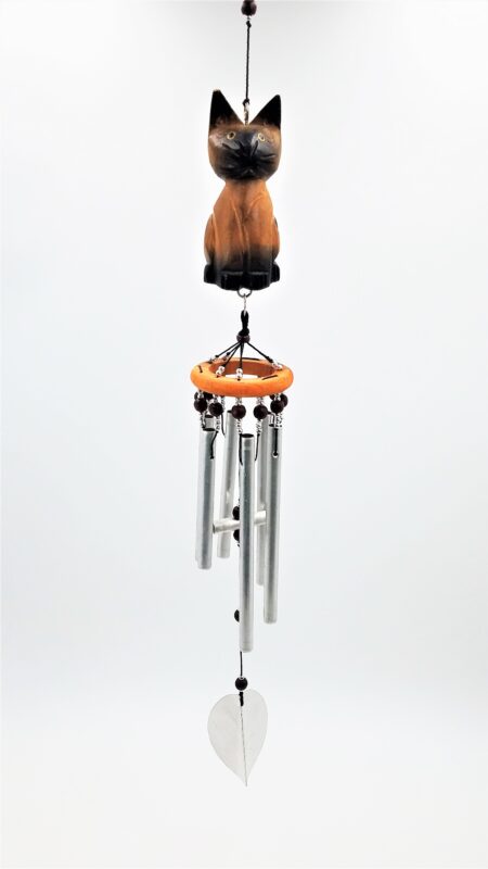 Handmade Thai Wind Chime with Animal Hanger
