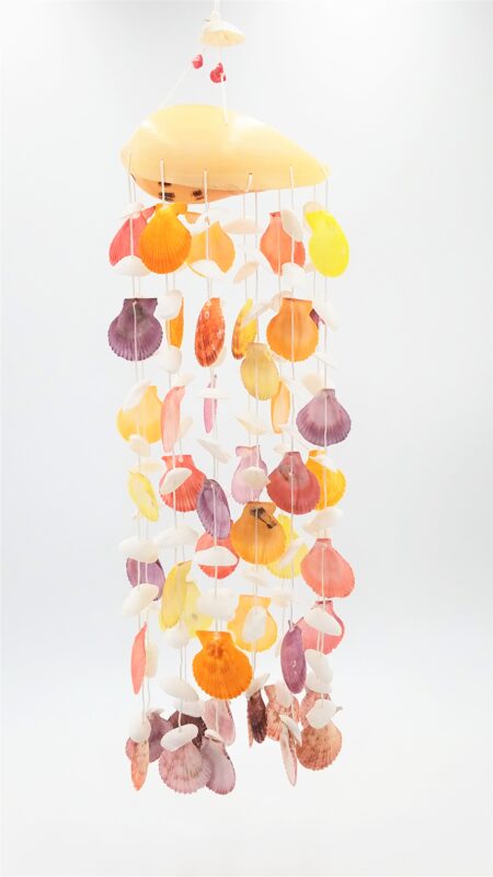 Thai Handmade Mobile Colorful Seashell Wind Chime