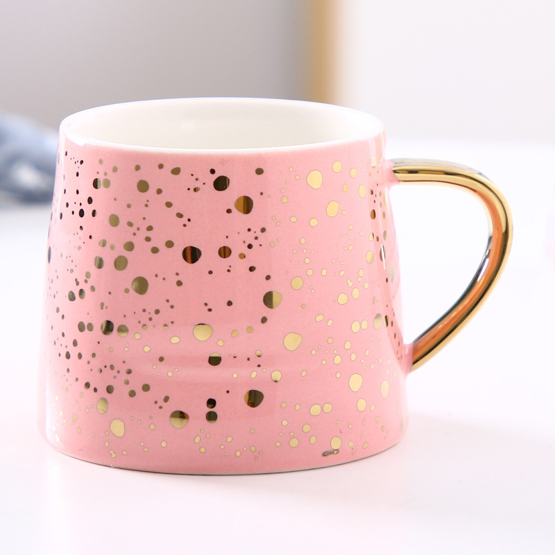 Gold Dots Coffee Mug
