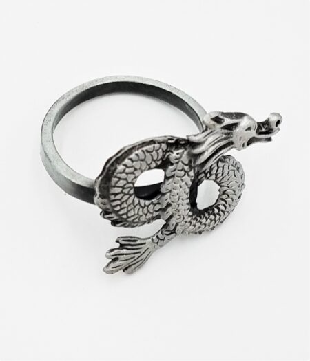 Metallic Dragon Napkin Ring Set of 6